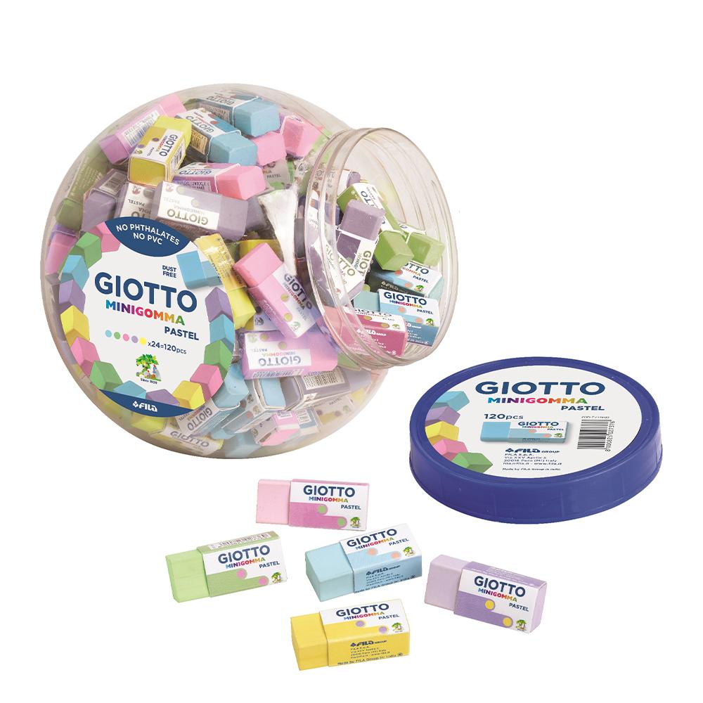 GOMA DE BORRAR GIOTTO MINI PASTEL. (LAPIZ) (233900)