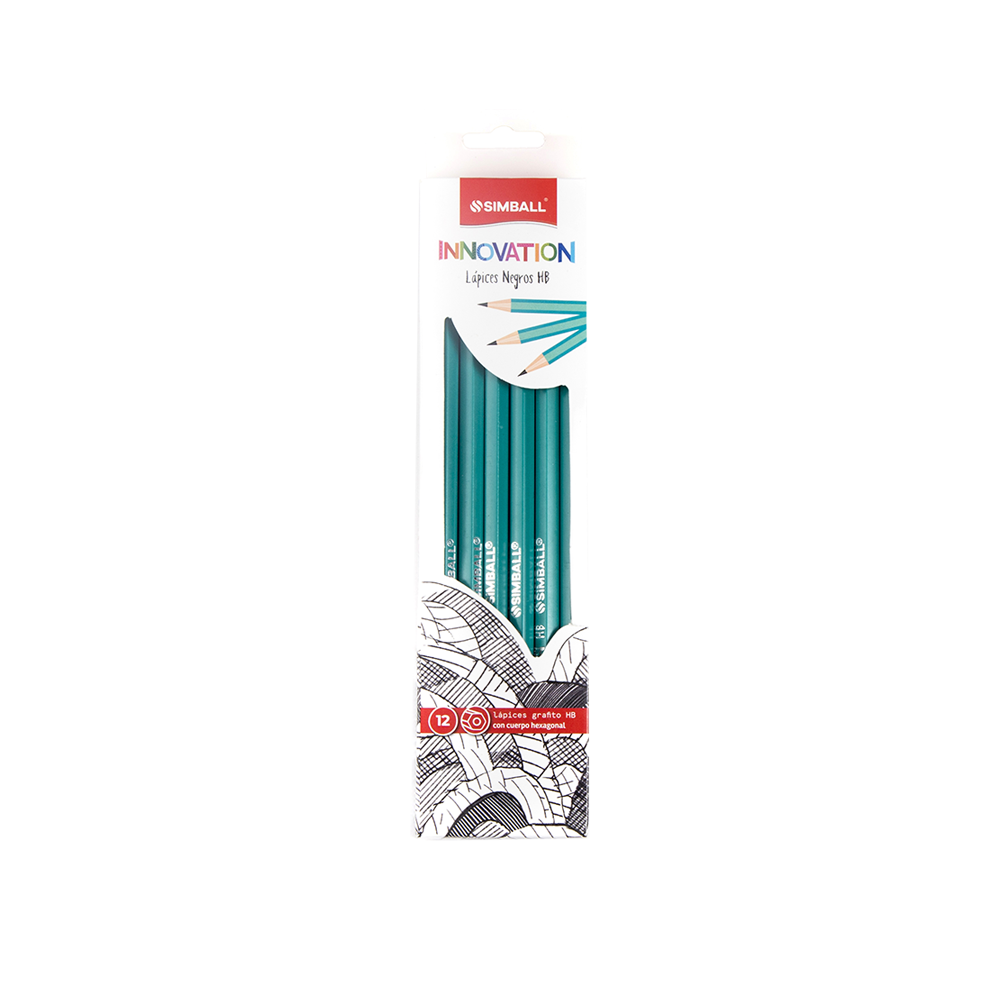 LAPIZ NEGRO SIMBALL INNOVATION HB SIN GOMA (DOCENA)