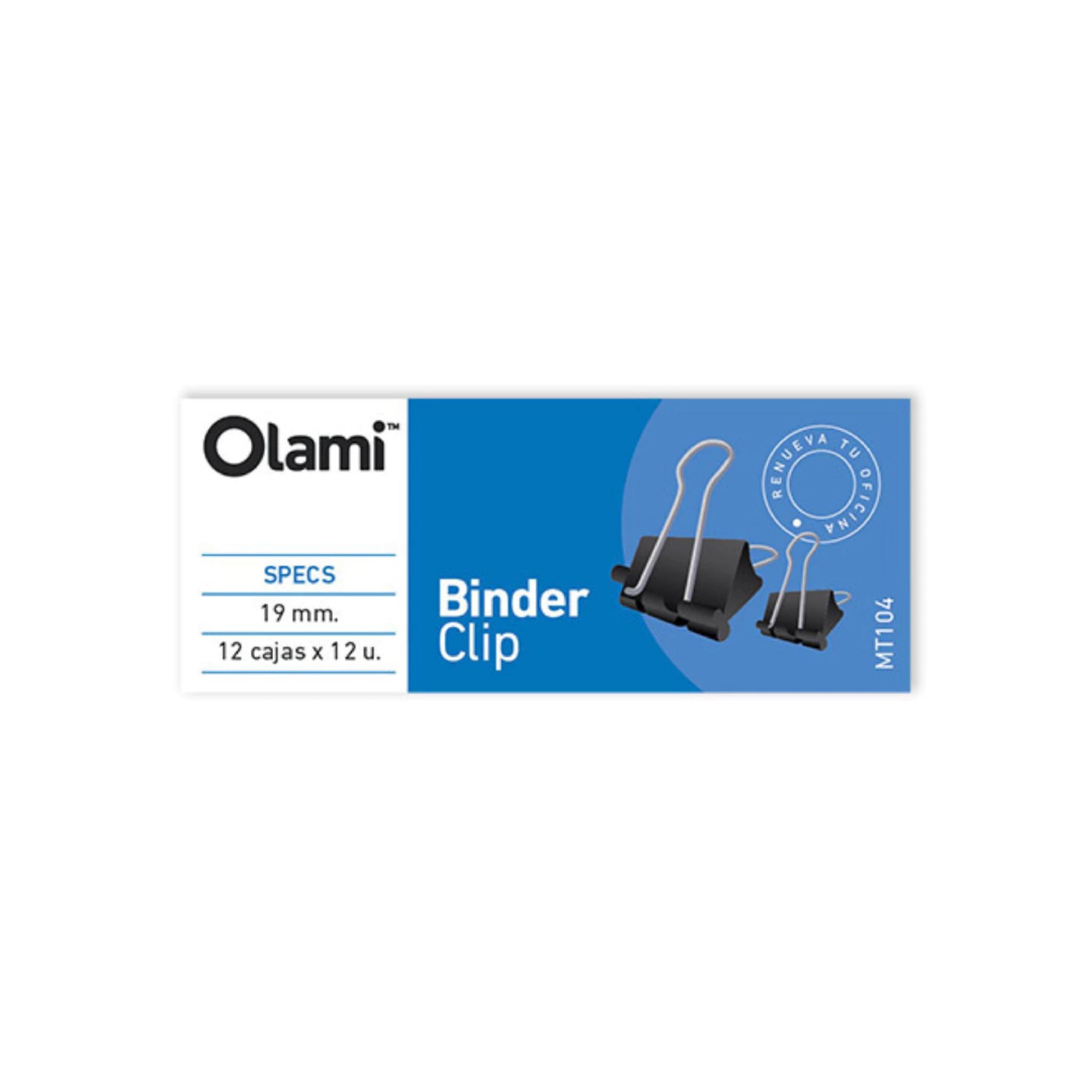 SUPER CLIP OLAMI DE 19 MM. (MT104)