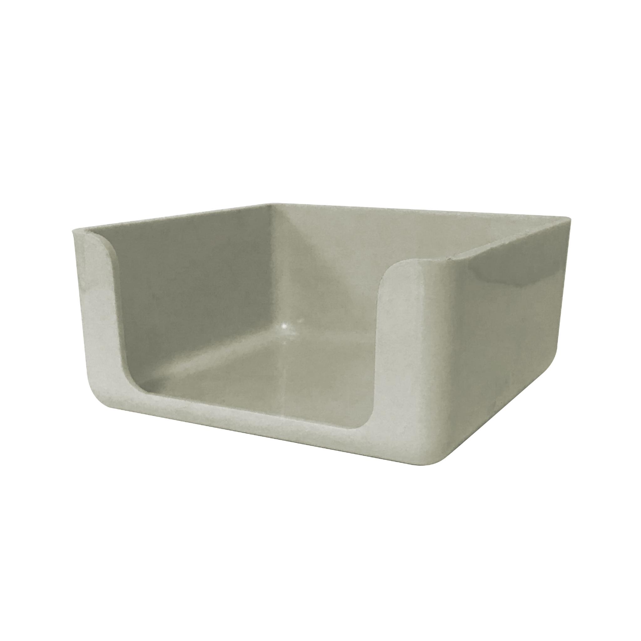 CUBO PORTAPAPELES PIZZINI DE ACRILICO 9 X 9 CM. P/ 500 HJS. V/COLORES