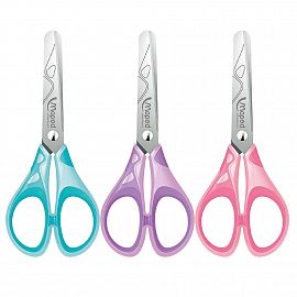 TIJERA ESCOLAR MAPED ESSENTIAL SOFT PASTEL DE 13 CM (464413)
