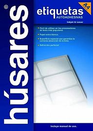ETIQUETA HUSARES AUTOADHESIVA A4 21 X 29 CM  X 100 U. (34101)