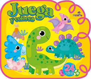 LIBRO PEDRITO P/COLOREAR TROQUELADO JUEGA Y COLOREA X 24 PGS.