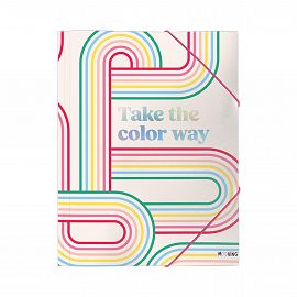 CARPETA MOOVING 3 SOLAPAS OFICIO RAINBOW