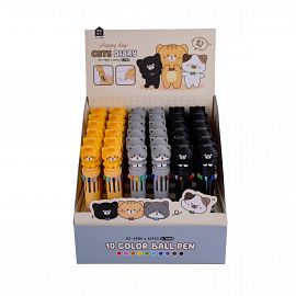 BOLIGRAFO MULTIPAPER CATS DIARY 10 COLORES EN 1 (25-224)