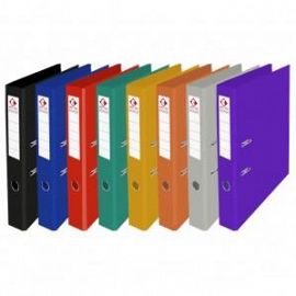 BIBLIORATO THE PEL FORRADO PVC OFICIO LOMO ANGOSTO V/COLORES (1215)