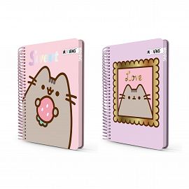 CUADERNO MOOVING PREMIUM POCKET PUSHEEN X 96 HJS RAYADO (1232207)