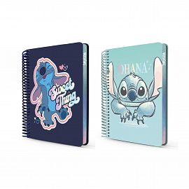 CUADERNO MOOVING PREMIUM 1/2 OFICIO STITCH X 96 HJS RAYADO (1231244)