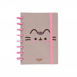 CUADERNO MOOVING LOOPS PUSHEEN A5 X 80 HJS RAYADO (1721207)