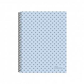 CUADERNO LEDESMA LUNARES METALIZADOS 16/21 T.D.  X 84 HJS. RAYADO